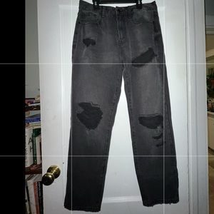 Forever 21 black boyfriend fit jeans
